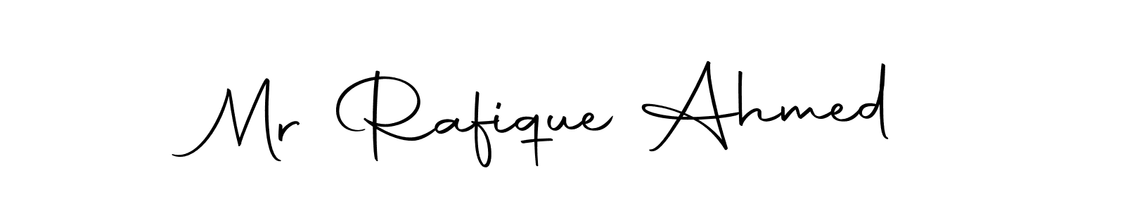 Design your own signature with our free online signature maker. With this signature software, you can create a handwritten (Autography-DOLnW) signature for name Mr Rafique Ahmed. Mr Rafique Ahmed signature style 10 images and pictures png