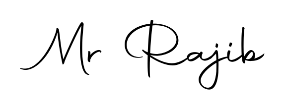 The Autography-DOLnW font transforms the name Mr Rajib into an executive sign with sharp precision and distinguished character. Mr Rajib signature style 10 images and pictures png