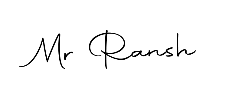 Design your own signature with our free online signature maker. With this signature software, you can create a handwritten (Autography-DOLnW) signature for name Mr Ransh. Mr Ransh signature style 10 images and pictures png