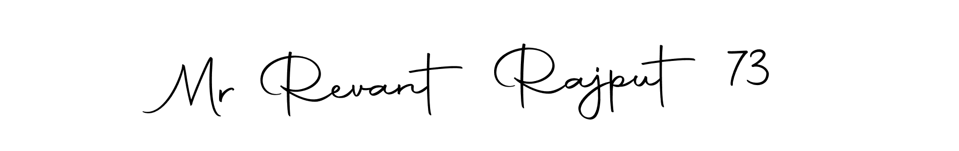 Create a beautiful signature design for name Mr Revant Rajput 73. With this signature (Autography-DOLnW) fonts, you can make a handwritten signature for free. Mr Revant Rajput 73 signature style 10 images and pictures png