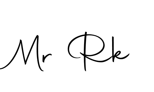 Make a beautiful signature design for name Mr Rk. With this signature (Autography-DOLnW) style, you can create a handwritten signature for free. Mr Rk signature style 10 images and pictures png