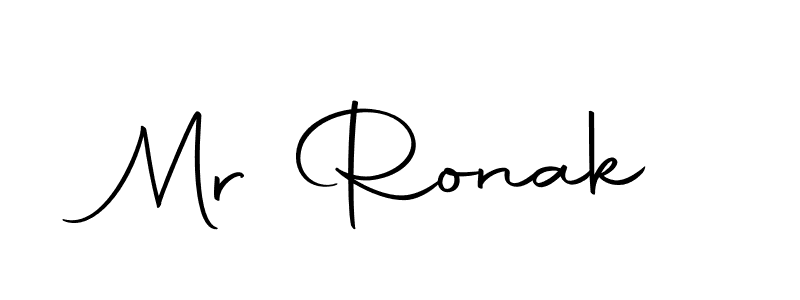 Create a beautiful signature design for name Mr Ronak. With this signature (Autography-DOLnW) fonts, you can make a handwritten signature for free. Mr Ronak signature style 10 images and pictures png