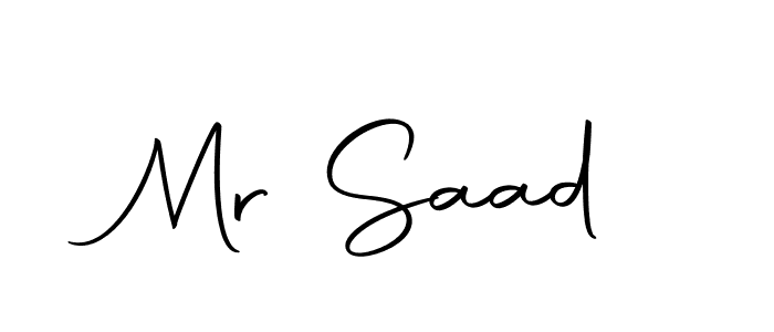 You should practise on your own different ways (Autography-DOLnW) to write your name (Mr Saad) in signature. don't let someone else do it for you. Mr Saad signature style 10 images and pictures png