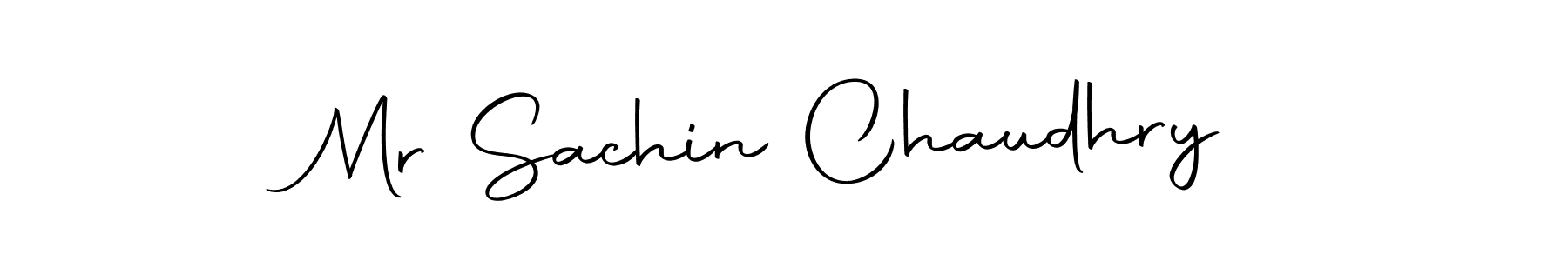 Create a beautiful signature design for name Mr Sachin Chaudhry. With this signature (Autography-DOLnW) fonts, you can make a handwritten signature for free. Mr Sachin Chaudhry signature style 10 images and pictures png