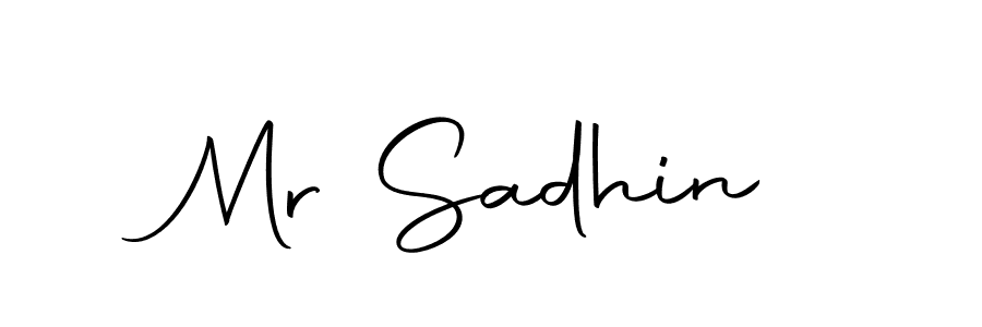 Design your own signature with our free online signature maker. With this signature software, you can create a handwritten (Autography-DOLnW) signature for name Mr Sadhin. Mr Sadhin signature style 10 images and pictures png