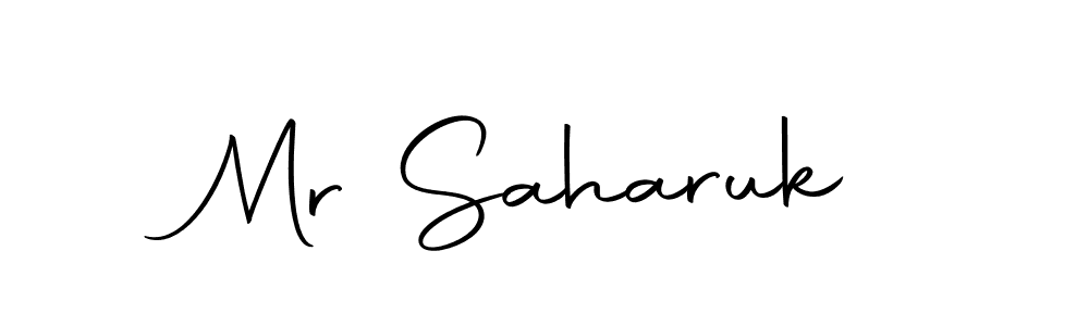 Use a signature maker to create a handwritten signature online. With this signature software, you can design (Autography-DOLnW) your own signature for name Mr Saharuk. Mr Saharuk signature style 10 images and pictures png