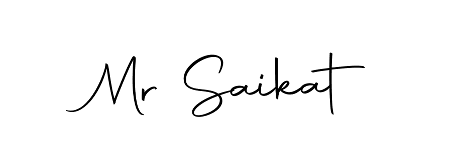 Create a beautiful signature design for name Mr Saikat. With this signature (Autography-DOLnW) fonts, you can make a handwritten signature for free. Mr Saikat signature style 10 images and pictures png