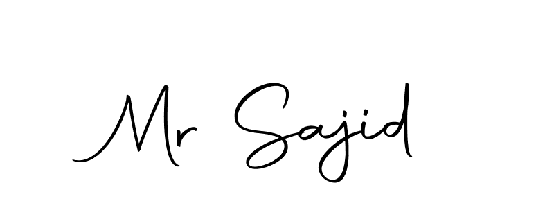 Make a beautiful signature design for name Mr Sajid. Use this online signature maker to create a handwritten signature for free. Mr Sajid signature style 10 images and pictures png