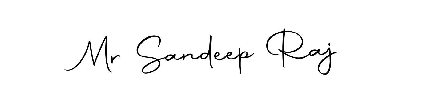 Design your own signature with our free online signature maker. With this signature software, you can create a handwritten (Autography-DOLnW) signature for name Mr Sandeep Raj. Mr Sandeep Raj signature style 10 images and pictures png