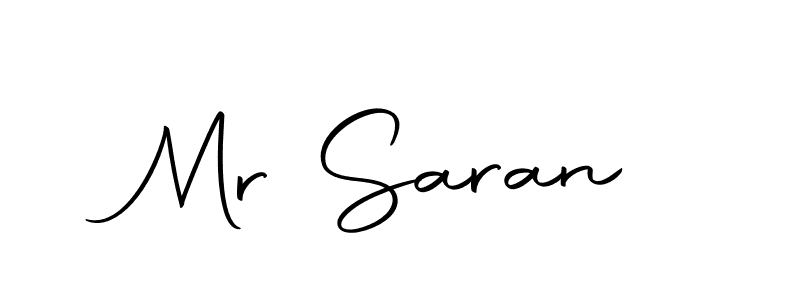 You should practise on your own different ways (Autography-DOLnW) to write your name (Mr Saran) in signature. don't let someone else do it for you. Mr Saran signature style 10 images and pictures png