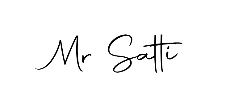 Also we have Mr Satti name is the best signature style. Create professional handwritten signature collection using Autography-DOLnW autograph style. Mr Satti signature style 10 images and pictures png