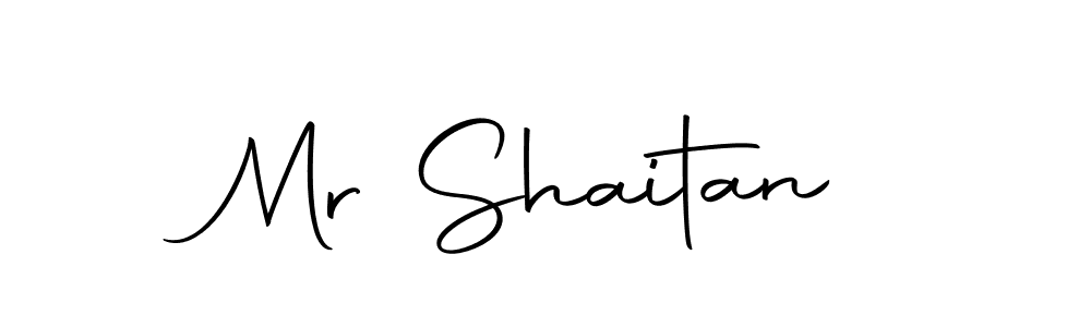 Use a signature maker to create a handwritten signature online. With this signature software, you can design (Autography-DOLnW) your own signature for name Mr Shaitan. Mr Shaitan signature style 10 images and pictures png