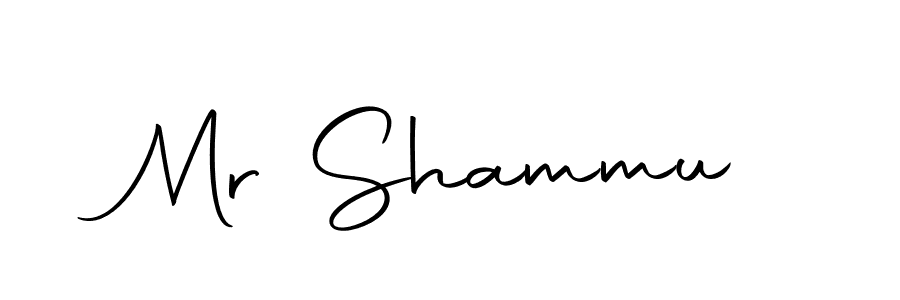 Create a beautiful signature design for name Mr Shammu. With this signature (Autography-DOLnW) fonts, you can make a handwritten signature for free. Mr Shammu signature style 10 images and pictures png