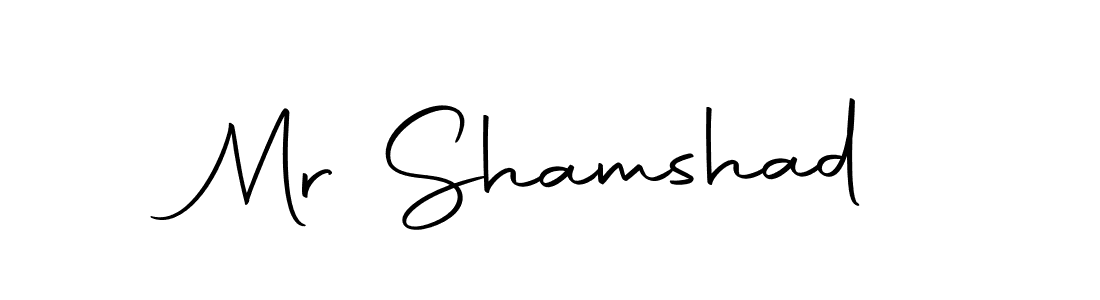 Create a beautiful signature design for name Mr Shamshad. With this signature (Autography-DOLnW) fonts, you can make a handwritten signature for free. Mr Shamshad signature style 10 images and pictures png