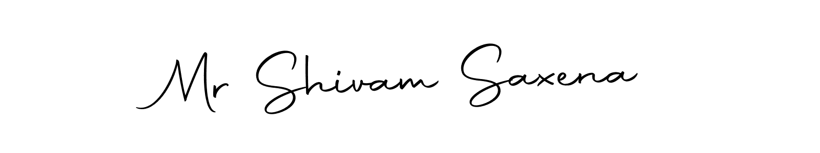 How to make Mr Shivam Saxena name signature. Use Autography-DOLnW style for creating short signs online. This is the latest handwritten sign. Mr Shivam Saxena signature style 10 images and pictures png