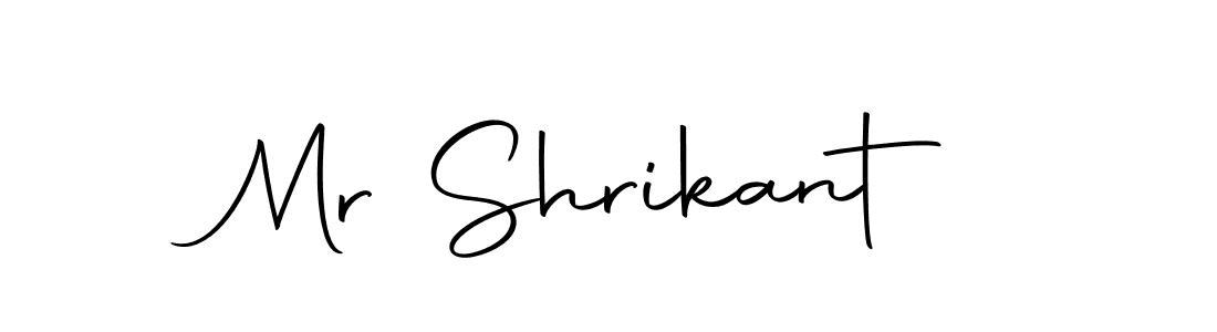 Design your own signature with our free online signature maker. With this signature software, you can create a handwritten (Autography-DOLnW) signature for name Mr Shrikant. Mr Shrikant signature style 10 images and pictures png