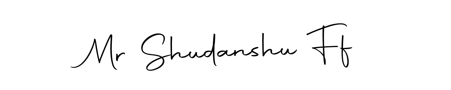 Mr Shudanshu Ff stylish signature style. Best Handwritten Sign (Autography-DOLnW) for my name. Handwritten Signature Collection Ideas for my name Mr Shudanshu Ff. Mr Shudanshu Ff signature style 10 images and pictures png