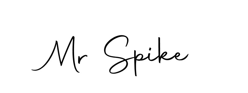 Make a beautiful signature design for name Mr Spike. With this signature (Autography-DOLnW) style, you can create a handwritten signature for free. Mr Spike signature style 10 images and pictures png