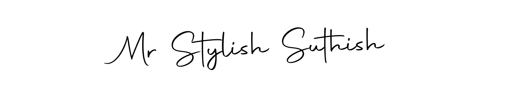 Make a beautiful signature design for name Mr Stylish Suthish. Use this online signature maker to create a handwritten signature for free. Mr Stylish Suthish signature style 10 images and pictures png