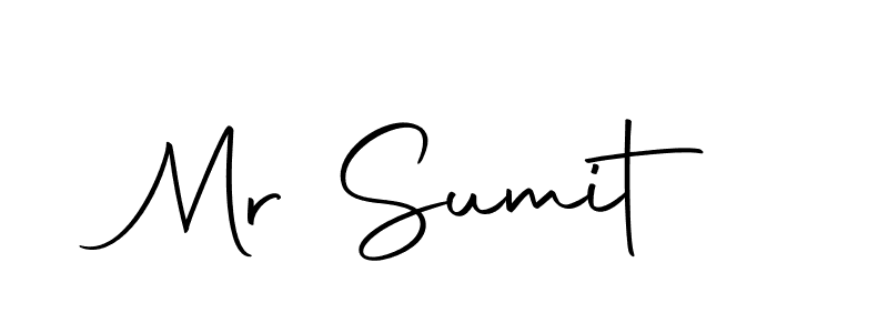 How to make Mr Sumit name signature. Use Autography-DOLnW style for creating short signs online. This is the latest handwritten sign. Mr Sumit signature style 10 images and pictures png