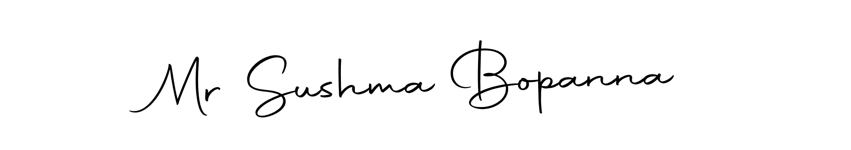 Make a beautiful signature design for name Mr Sushma Bopanna. With this signature (Autography-DOLnW) style, you can create a handwritten signature for free. Mr Sushma Bopanna signature style 10 images and pictures png