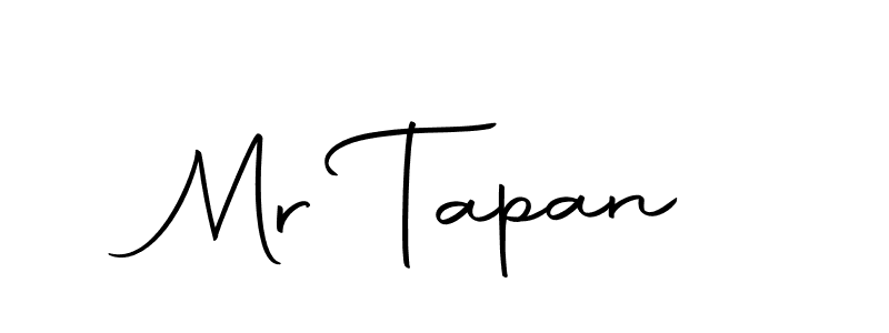 Use a signature maker to create a handwritten signature online. With this signature software, you can design (Autography-DOLnW) your own signature for name Mr Tapan. Mr Tapan signature style 10 images and pictures png