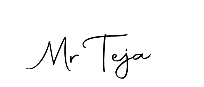 The best way (Autography-DOLnW) to make a short signature is to pick only two or three words in your name. The name Mr Teja include a total of six letters. For converting this name. Mr Teja signature style 10 images and pictures png