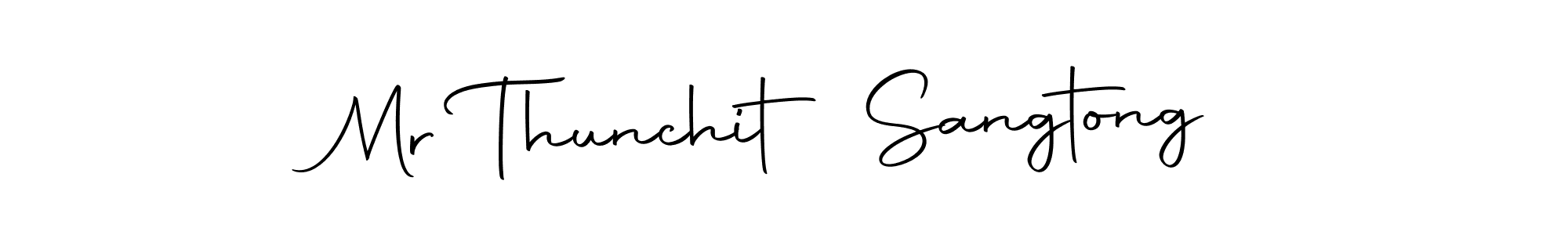 Make a beautiful signature design for name Mr Thunchit Sangtong. With this signature (Autography-DOLnW) style, you can create a handwritten signature for free. Mr Thunchit Sangtong signature style 10 images and pictures png
