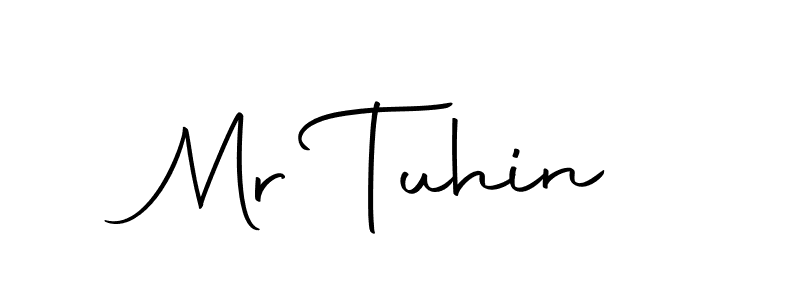 You should practise on your own different ways (Autography-DOLnW) to write your name (Mr Tuhin) in signature. don't let someone else do it for you. Mr Tuhin signature style 10 images and pictures png