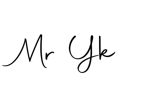 Use a signature maker to create a handwritten signature online. With this signature software, you can design (Autography-DOLnW) your own signature for name Mr Yk. Mr Yk signature style 10 images and pictures png
