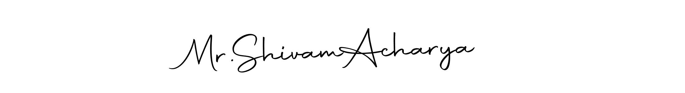 Create a beautiful signature design for name Mr.  Shivam  Acharya  . With this signature (Autography-DOLnW) fonts, you can make a handwritten signature for free. Mr.  Shivam  Acharya   signature style 10 images and pictures png