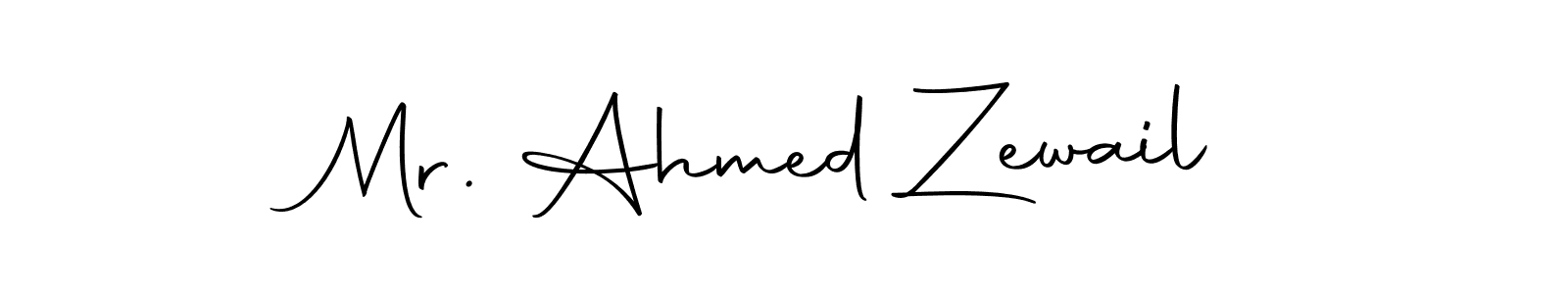 Design your own signature with our free online signature maker. With this signature software, you can create a handwritten (Autography-DOLnW) signature for name Mr. Ahmed Zewail. Mr. Ahmed Zewail signature style 10 images and pictures png