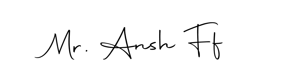 if you are searching for the best signature style for your name Mr. Ansh Ff. so please give up your signature search. here we have designed multiple signature styles  using Autography-DOLnW. Mr. Ansh Ff signature style 10 images and pictures png