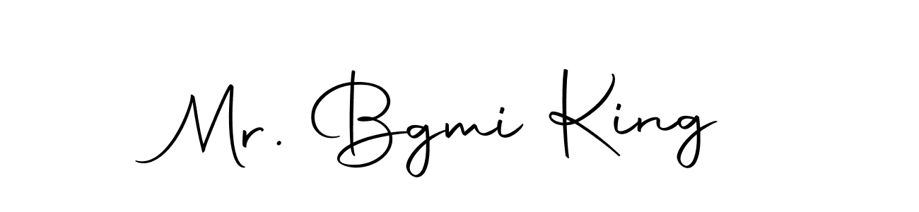 Design your own signature with our free online signature maker. With this signature software, you can create a handwritten (Autography-DOLnW) signature for name Mr. Bgmi King. Mr. Bgmi King signature style 10 images and pictures png