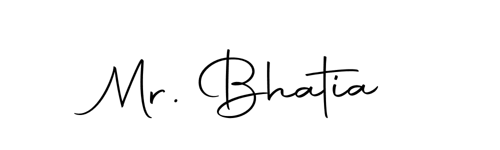 Also we have Mr. Bhatia name is the best signature style. Create professional handwritten signature collection using Autography-DOLnW autograph style. Mr. Bhatia signature style 10 images and pictures png