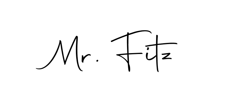 Design your own signature with our free online signature maker. With this signature software, you can create a handwritten (Autography-DOLnW) signature for name Mr. Fitz. Mr. Fitz signature style 10 images and pictures png