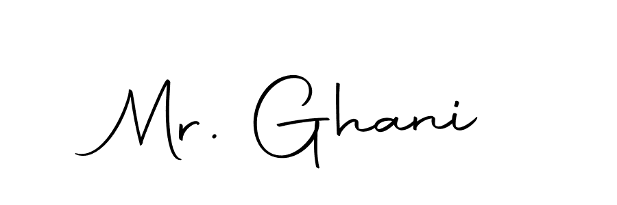 Make a beautiful signature design for name Mr. Ghani. With this signature (Autography-DOLnW) style, you can create a handwritten signature for free. Mr. Ghani signature style 10 images and pictures png