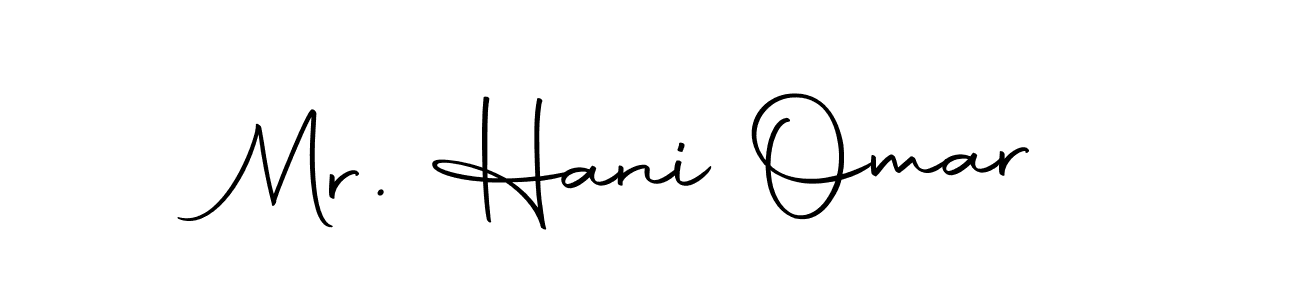 How to make Mr. Hani Omar name signature. Use Autography-DOLnW style for creating short signs online. This is the latest handwritten sign. Mr. Hani Omar signature style 10 images and pictures png