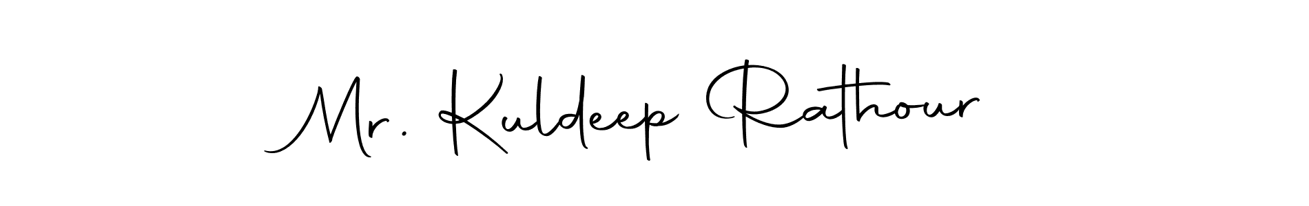 Create a beautiful signature design for name Mr. Kuldeep Rathour. With this signature (Autography-DOLnW) fonts, you can make a handwritten signature for free. Mr. Kuldeep Rathour signature style 10 images and pictures png