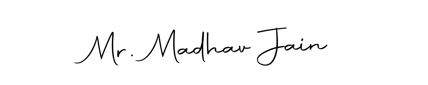 This is the best signature style for the Mr. Madhav Jain name. Also you like these signature font (Autography-DOLnW). Mix name signature. Mr. Madhav Jain signature style 10 images and pictures png