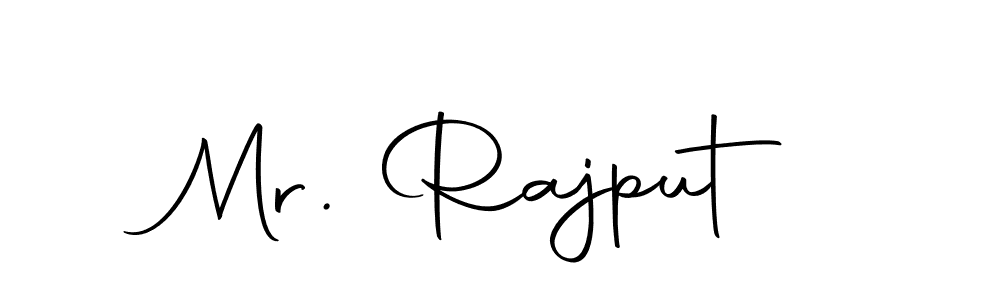 How to make Mr. Rajput name signature. Use Autography-DOLnW style for creating short signs online. This is the latest handwritten sign. Mr. Rajput signature style 10 images and pictures png