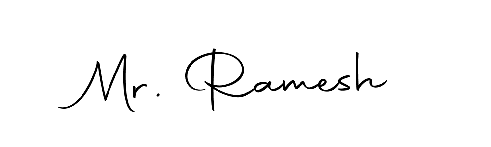 Create a beautiful signature design for name Mr. Ramesh. With this signature (Autography-DOLnW) fonts, you can make a handwritten signature for free. Mr. Ramesh signature style 10 images and pictures png