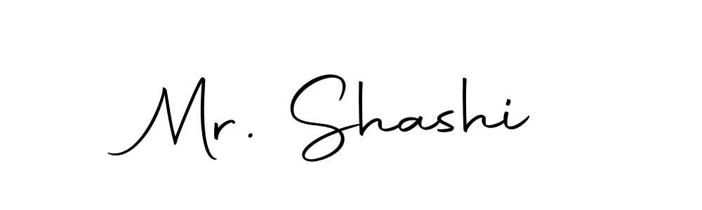How to make Mr. Shashi name signature. Use Autography-DOLnW style for creating short signs online. This is the latest handwritten sign. Mr. Shashi signature style 10 images and pictures png