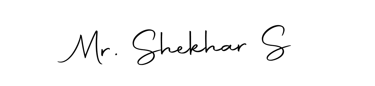 Use a signature maker to create a handwritten signature online. With this signature software, you can design (Autography-DOLnW) your own signature for name Mr. Shekhar S. Mr. Shekhar S signature style 10 images and pictures png