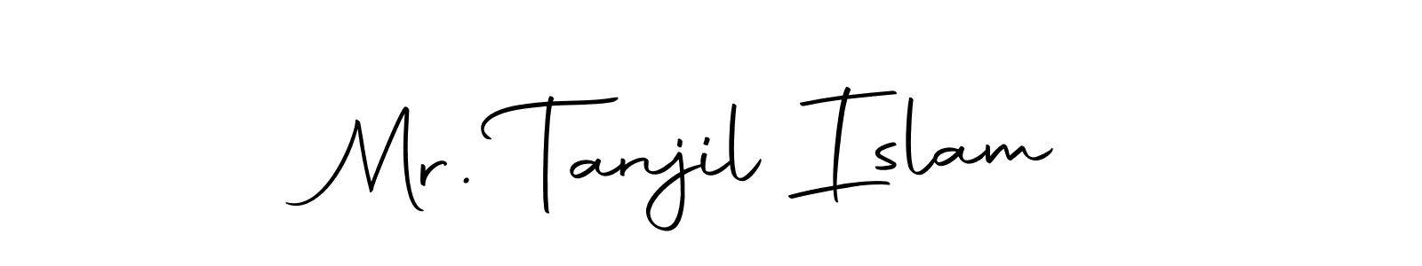 The best way (Autography-DOLnW) to make a short signature is to pick only two or three words in your name. The name Mr. Tanjil Islam include a total of six letters. For converting this name. Mr. Tanjil Islam signature style 10 images and pictures png