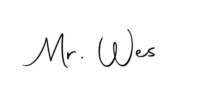 You can use this online signature creator to create a handwritten signature for the name Mr. Wes. This is the best online autograph maker. Mr. Wes signature style 10 images and pictures png