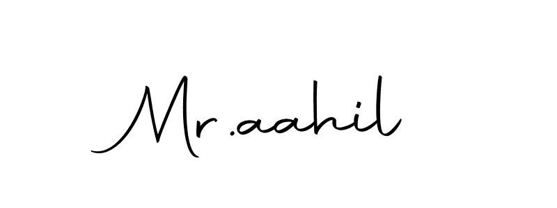 if you are searching for the best signature style for your name Mr.aahil. so please give up your signature search. here we have designed multiple signature styles  using Autography-DOLnW. Mr.aahil signature style 10 images and pictures png