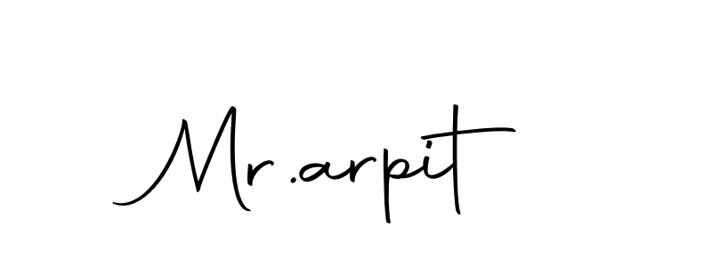 Create a beautiful signature design for name Mr.arpit. With this signature (Autography-DOLnW) fonts, you can make a handwritten signature for free. Mr.arpit signature style 10 images and pictures png