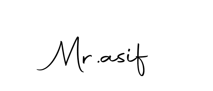 You should practise on your own different ways (Autography-DOLnW) to write your name (Mr.asif) in signature. don't let someone else do it for you. Mr.asif signature style 10 images and pictures png