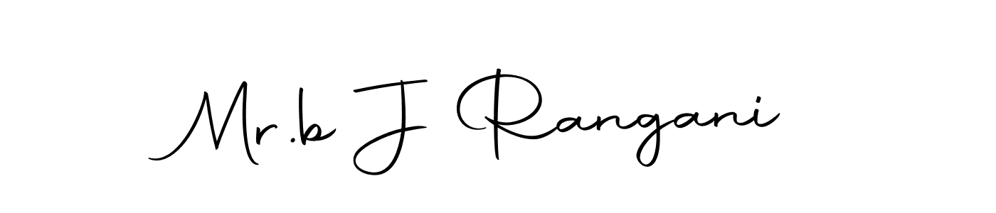 You should practise on your own different ways (Autography-DOLnW) to write your name (Mr.b J Rangani) in signature. don't let someone else do it for you. Mr.b J Rangani signature style 10 images and pictures png